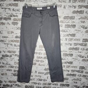 Brax Pants Mens 35x32 Gray Cooper Fancy Regular Fit Straight Leg